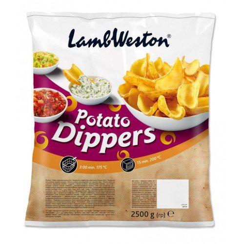 PATATA LAMBWESTON DIPPER CON PIEL Bolsa 2 5kg x 4
