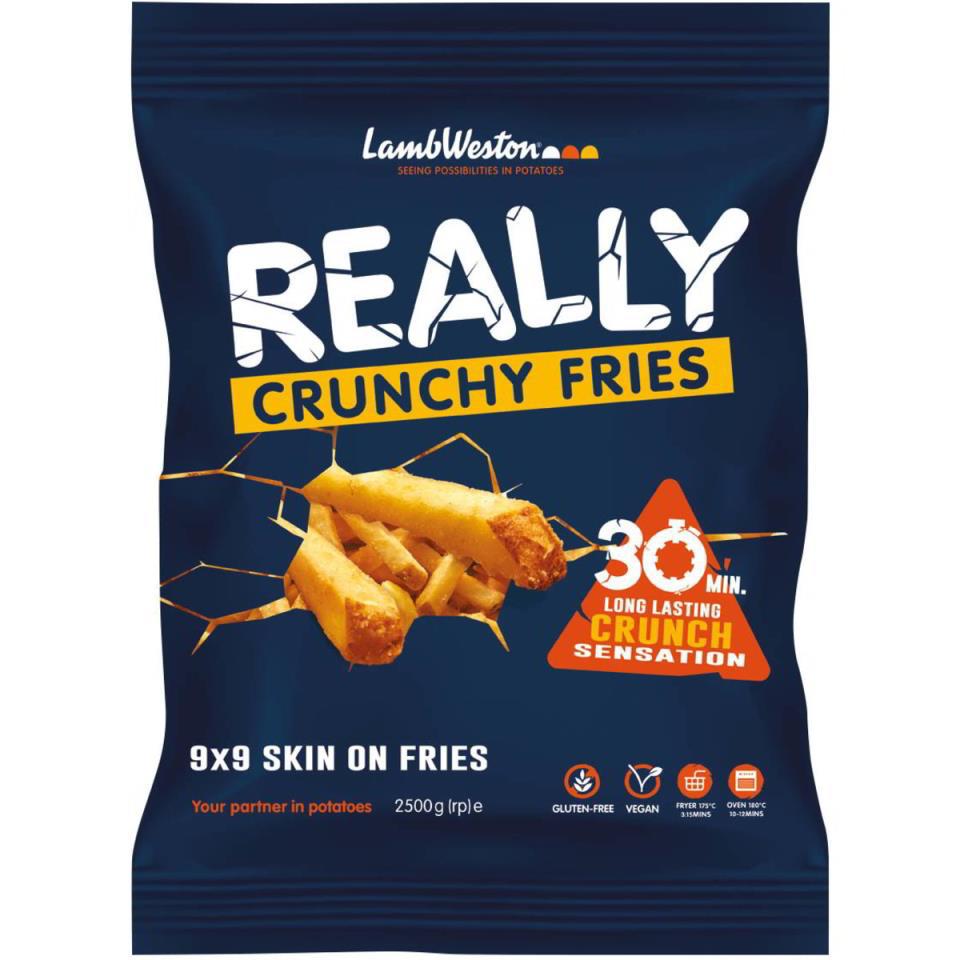 PATATA REALLY CRUNCHY 9/9 CON PIEL Bolsa 2 5kg x 4